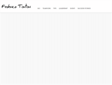 Tablet Screenshot of federicotartari.com